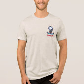 Deadlift met de dood Tri-Blend shirt (Voorkant)