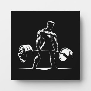Deadlift - Motivatie fitnessruimte, fitness-anime  Fotoplaat