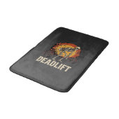 Deadlift Skelet Halloween Gym Workout Ontwerp Badmat (Gekanteld)