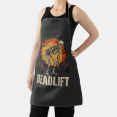 Deadlift Skelet Halloween Gym Workout Ontwerp Schort (Insitu)