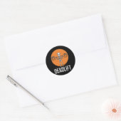 Deadlift Spooky Gewichtheffen Workout Ronde Sticker (Envelop)