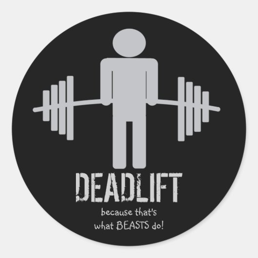 Deadlift Sticker (Voorkant)