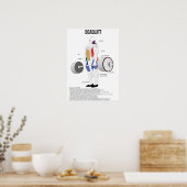 Deadlift - Uitoefening - Anatomieurspier Poster (Keuken)