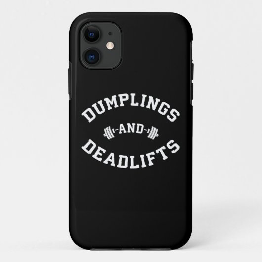 Deadlifts en Dumplings - Funny Bulking Novelty Case-Mate iPhone Case (Achterkant)