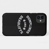 Deadlifts en Dumplings - Funny Bulking Novelty Case-Mate iPhone Case (Achterkant (horizontaal))