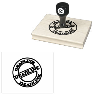 DEADLINE Aandacht Taken Document Verzegelings Werk Rubberstempel