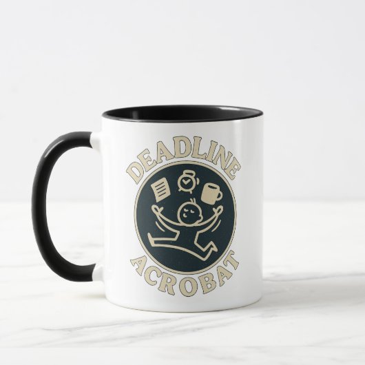 Deadline Acrobat Coffee Mug Mok (Links)