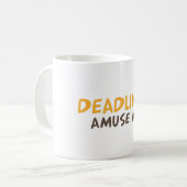 Deadline amuse me koffiemok (Voorkant links)