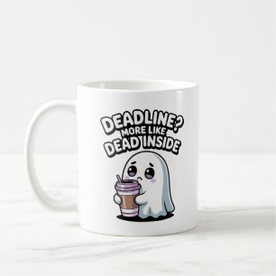 Deadline? Eerder Dood van Binnen Kawaii Geest Koffiemok