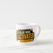 Deadline Modus Geactiveerd voor Medewerkers & Stud Espresso Kop (Voorkant rechts)