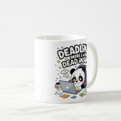 Deadline? More Like Dead Inside Mug – Kawaii Panda Koffiemok (Voorkant rechts)