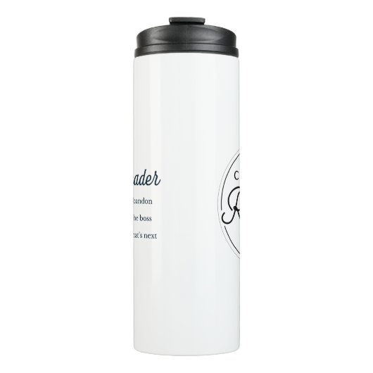 Deadline Reader Thermal Tumbler Thermosbeker (Voorkant)