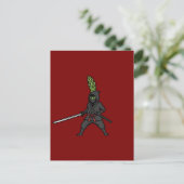 Deadly Asparagus Ninja Shinobi Needle Sword  Briefkaart (Staand voorkant)
