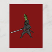 Deadly Asparagus Ninja Shinobi Needle Sword  Briefkaart (Voorkant)