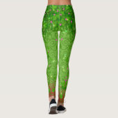 Deadly Green Natuur Goddess Halloween Leggings (Achterkant)