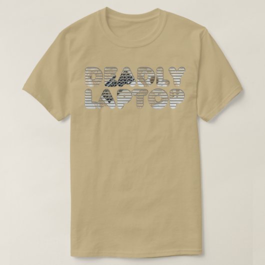 Deadly Laptop T-shirt (Design voorkant)