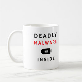 Deadly Malware Cybersecurity - Beveiligingscitaten Koffiemok