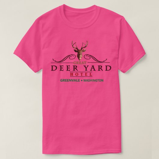 Deadly Premonition Great Deer Yard Hotel T-shirt (Design voorkant)