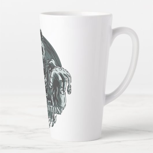 DEADMONTON latte mok (Rechts)