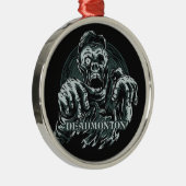 DEADMONTON-ornamenten Metalen Ornament (Rechts)