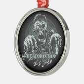 DEADMONTON-ornamenten Metalen Ornament (Links)