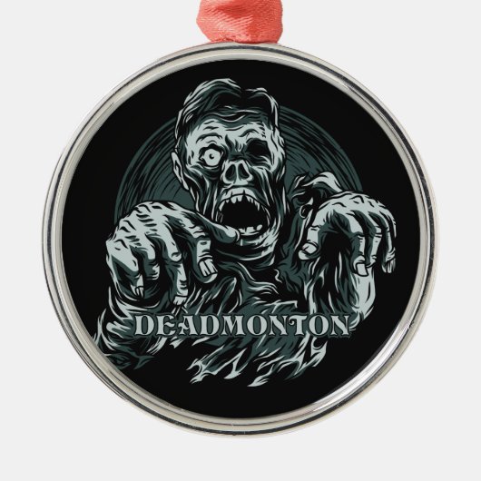 DEADMONTON-ornamenten Metalen Ornament (Voorkant)