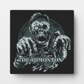 DEADMONTON plaque Fotoplaat (Voorkant)