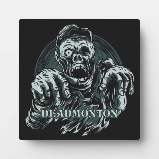 DEADMONTON plaque Fotoplaat (Voorkant)