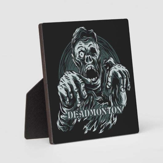 DEADMONTON plaque Fotoplaat (Voorkant)