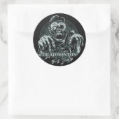 DEADMONTON-stickers Ronde Sticker (Tas)
