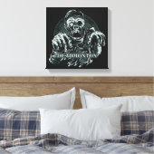 DEADMONTON Zombie Canvas Afdruk (Insitu (Slaapkamer))