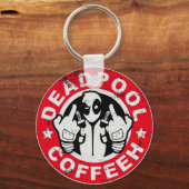 Deadpool Coffee Logo Sleutelhanger (Voorkant)