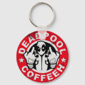 Deadpool Coffee Logo Sleutelhanger (Achterkant)