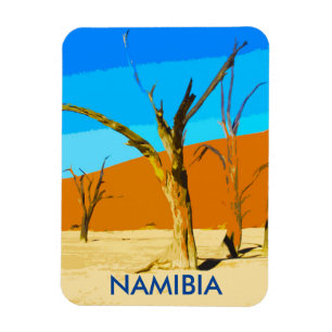 Deadvlei Namibia Travel  kunstmagneet Magneet