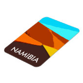 Deadvlei Namibia Travel kunstmagneet Magneet (Linkerzijde)