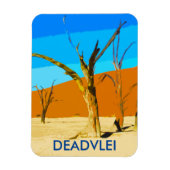 Deadvlei Namibia Travel  kunstmagneet Magneet (Verticaal)