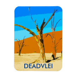 Deadvlei Namibia Travel  kunstmagneet Magneet