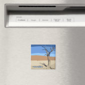 Deadvlei Namibia Vintage Travel Art Magnet (Insitu (Vaatwasser))