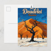 Deadvlei Namibië Briefkaart (Voorkant / Achterkant)