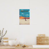 Deadvlei Namibië Reis Vintage Kunst Poster (Keuken)