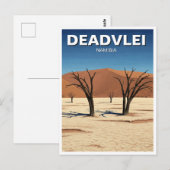 Deadvlei Namibië Reizen Briefkaart (Voorkant / Achterkant)
