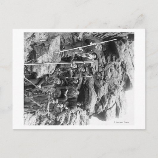 Deadwood Central Railroad Engineer Corps Briefkaart (Voorkant)