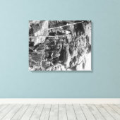 Deadwood Central Railroad Engineer Corps Canvas Afdruk (Insitu (Houten vloer))