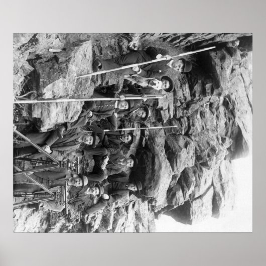 Deadwood Central Railroad Engineer Corps Poster (Voorkant)