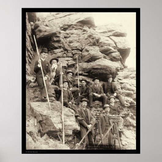 Deadwood Central Railroad SD 1888 Poster (Voorkant)