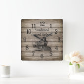 Deadwood Central Railroad ~ South Dakota Vierkante Klok (Huis)