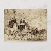 Deadwood Coach Photo 1889 Briefkaart (Voorkant)