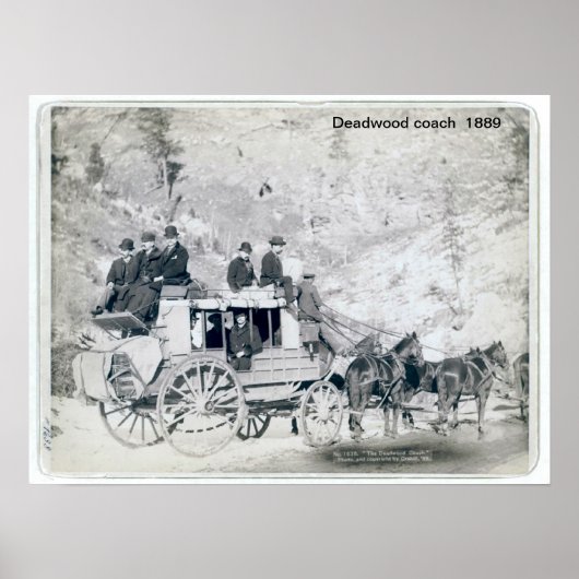 Deadwood coach Print (Voorkant)