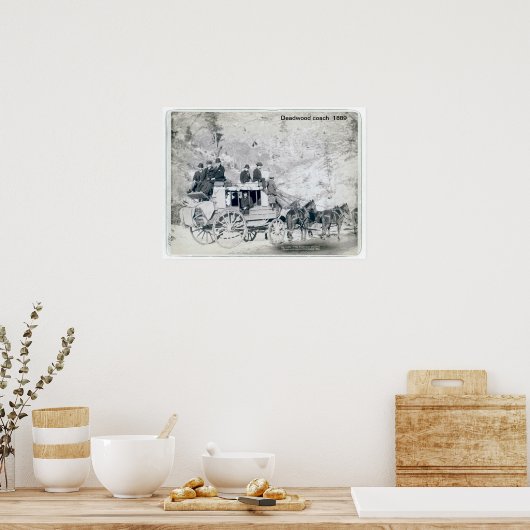 Deadwood coach Print (Keuken)