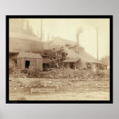 Deadwood & Delaware Smelter SD 1891 Poster (Voorkant)